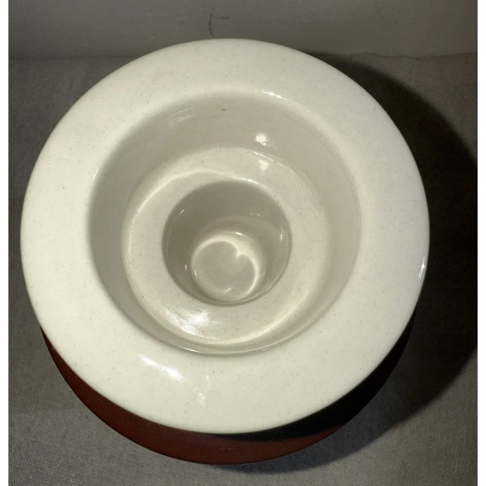 Vintage Asian Motif Porcelain Colonial Candle Holder Cape Cod‎ Peacocks Flowers